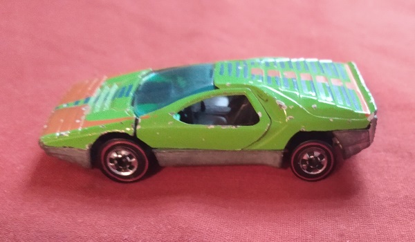 BRIGHT GREEN HOT WHEELS