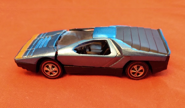 LIGHT BLUE RESTORED HOT WHEELS CARABO
