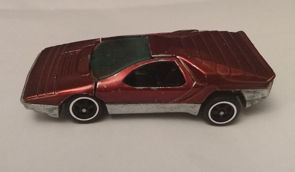 CUSTOM APPLE RED MAGNETIC HOT WHEELS CARABO