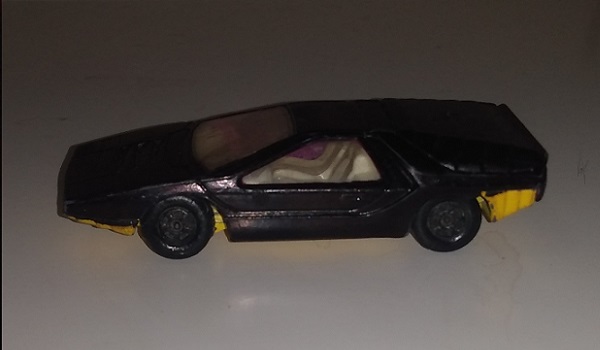 BLACK PAINTED MATCHBOX, LESNEY ALFA CARABO