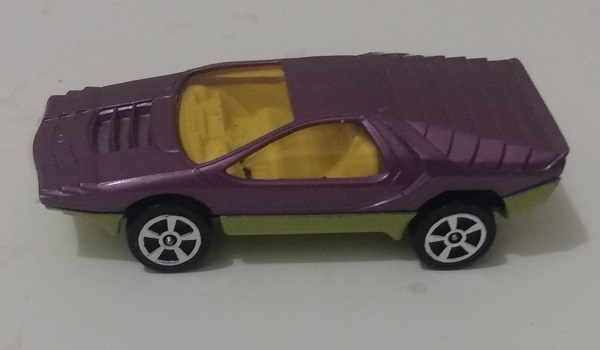 CORGI JUNIOR PURPLE WITH YELLOW WINSHIELD