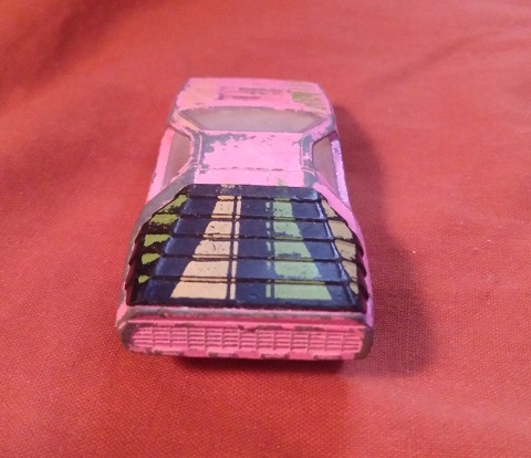 LIGHT PINK WITH STRIPES MATCHBOX ALFA CARABO