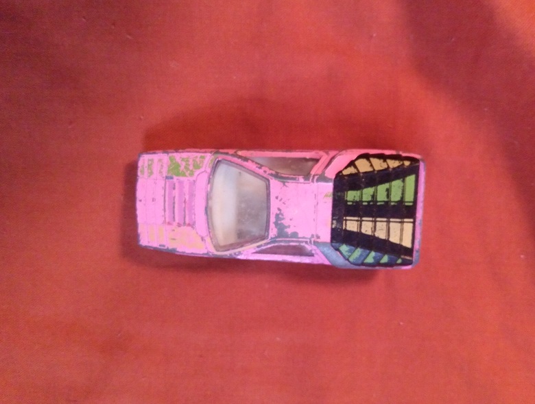 LIGHT PINK WITH STRIPES MATCHBOX ALFA CARABO