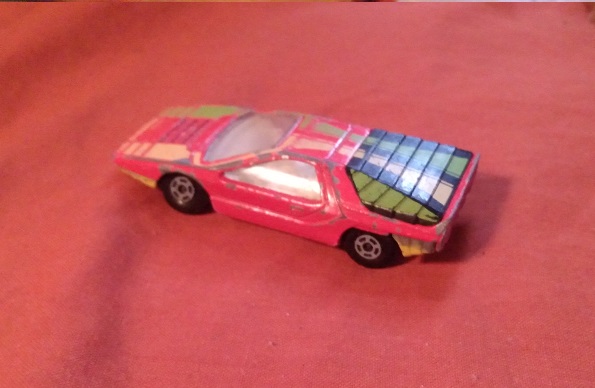 RED WITH STRIPES MATCHBOX ALFA CARABO