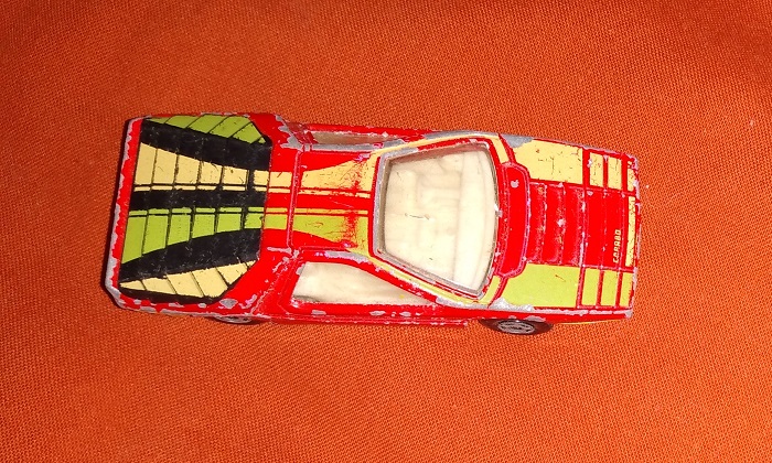 RED WITH STRIPES MATCHBOX ALFA CARABO