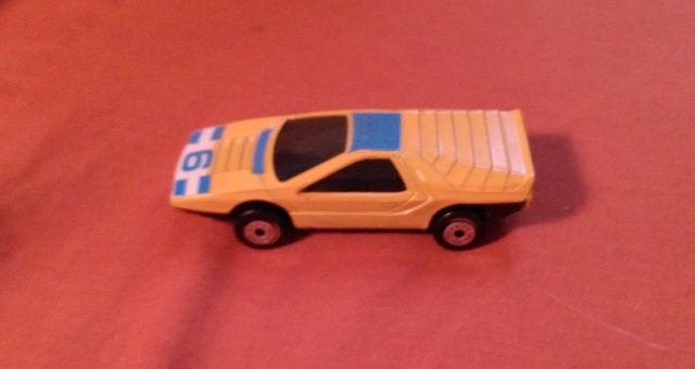 ORANGE MATCHBOX WITH NUMBER 6