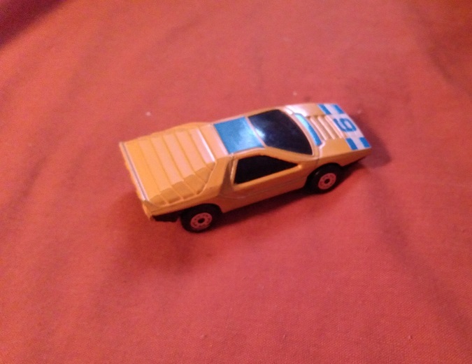 ORANGE MATCHBOX WITH NUMBER 6