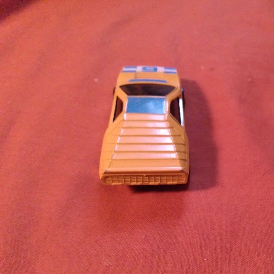 ORANGE MATCHBOX WITH NUMBER 6