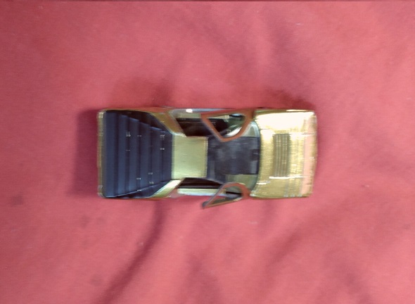 METALLIC YELLOW HOT WHEELS CARABO