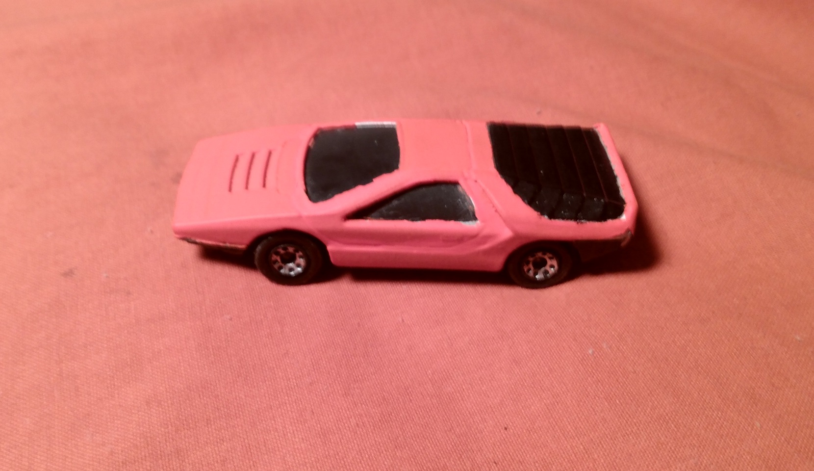 RED CUSTOM PAINTED MATCHBOX ALFA CARABO