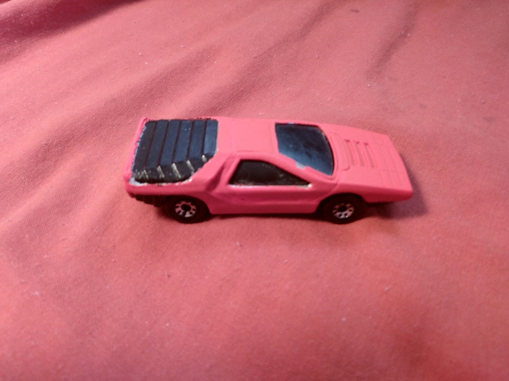 RED CUSTOM PAINTED MATCHBOX ALFA CARABO