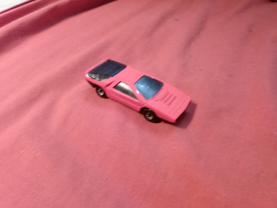 RED CUSTOM PAINTED MATCHBOX ALFA CARABO