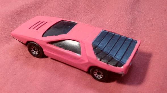 RED CUSTOM PAINTED MATCHBOX ALFA CARABO