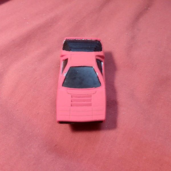 RED CUSTOM PAINTED MATCHBOX ALFA CARABO