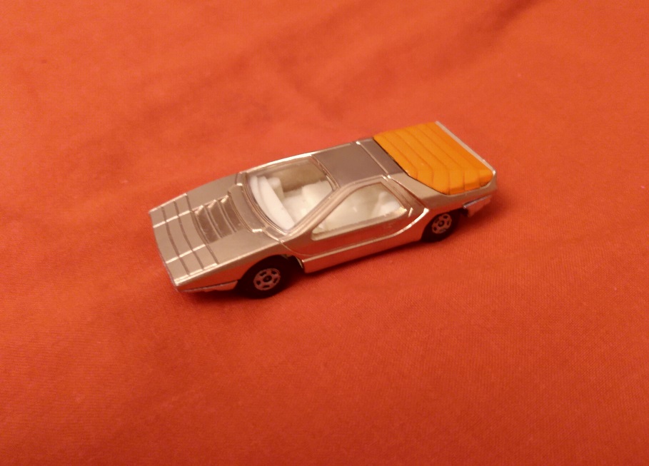 CUSTOM PAINTED GOLD MATCHBOX ALFA CARABO