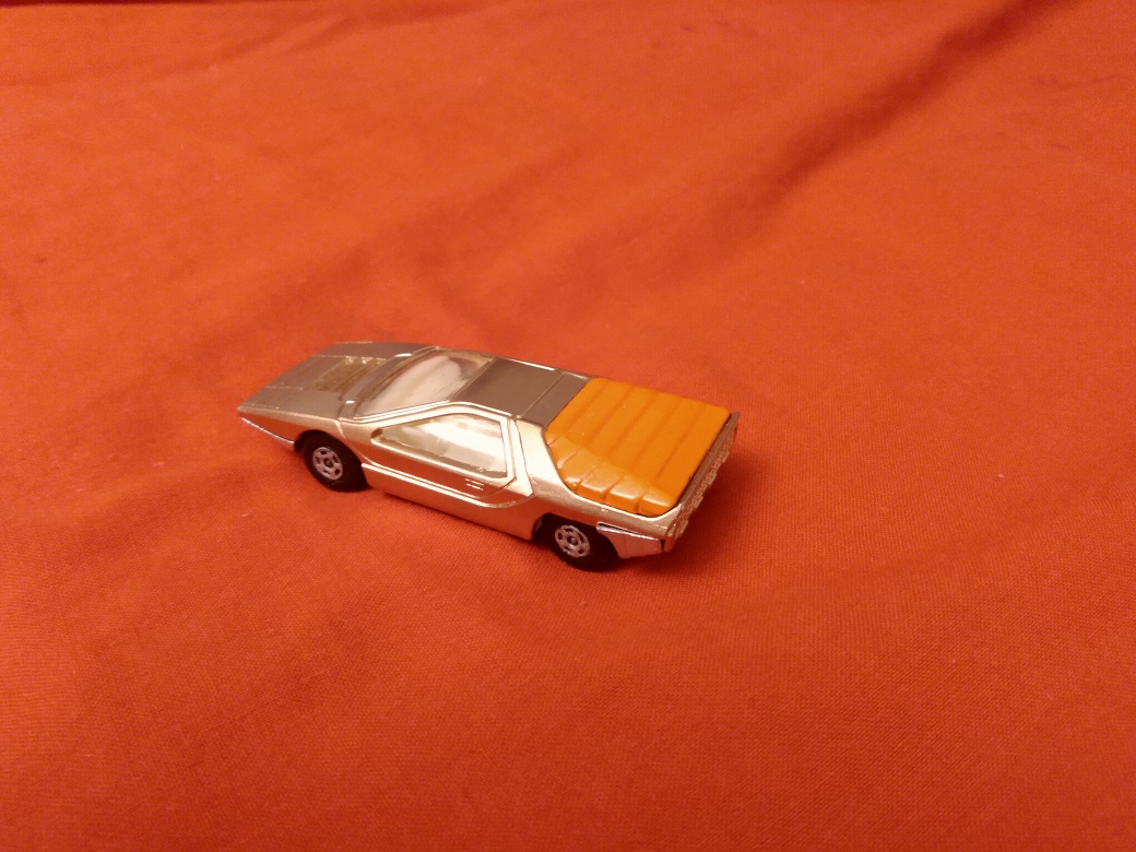 CUSTOM PAINTED GOLD MATCHBOX ALFA CARABO