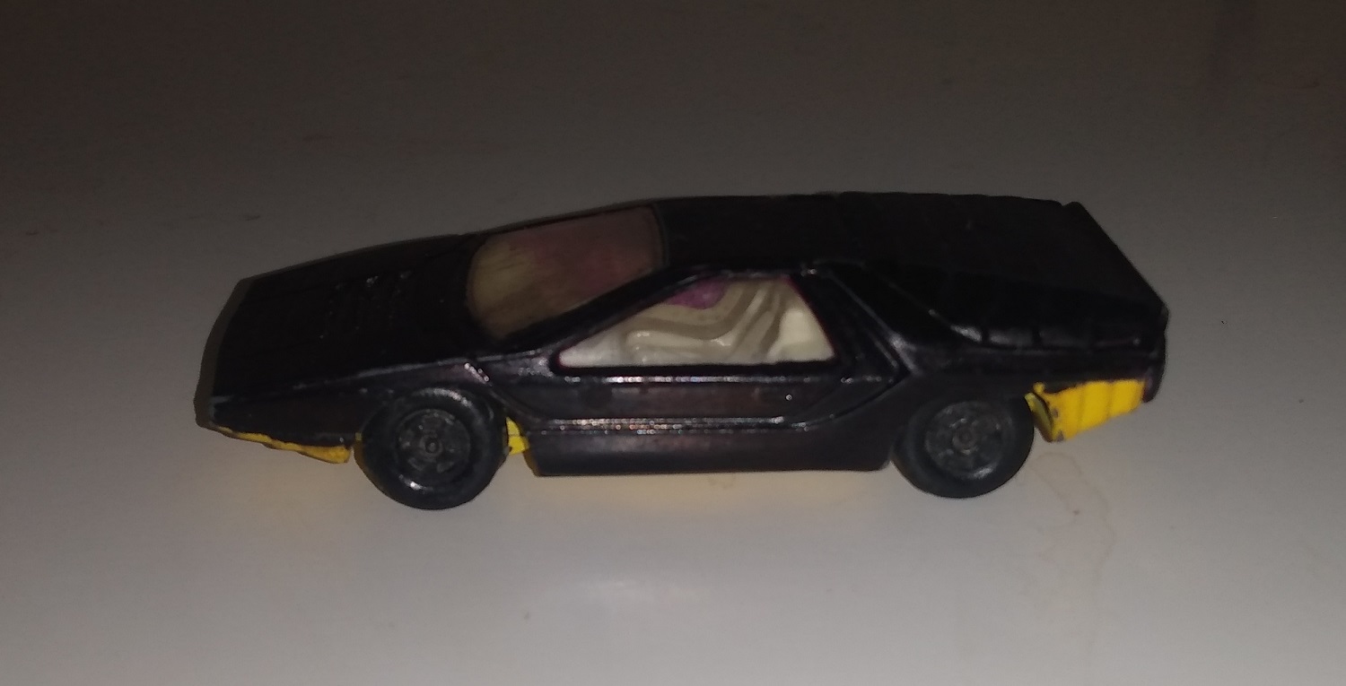 BLACK PAINTED MATCHBOX ALFA CARABO