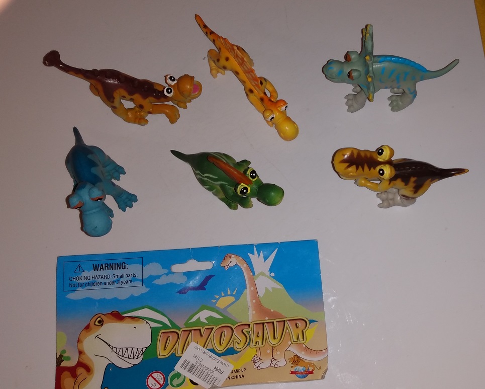 FUN LOVING SMILING DINOSAUR FIGURES