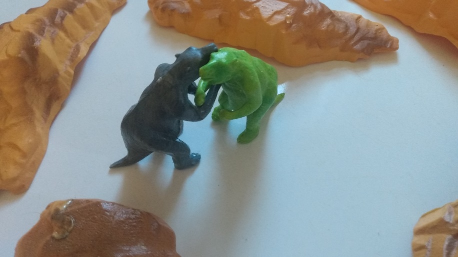 WOOLLY MAMMOTHS EATING CHOCOLATE