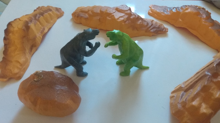 TWO MEGATHERIUM IN INSULT BATTLE