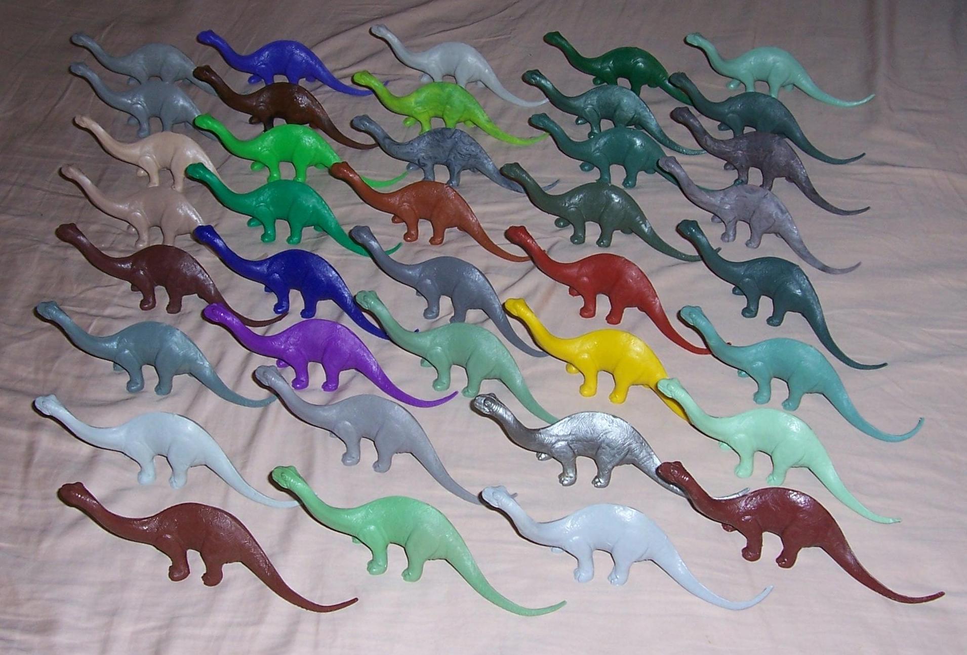HERD OF MARX BRONTOSAURUS