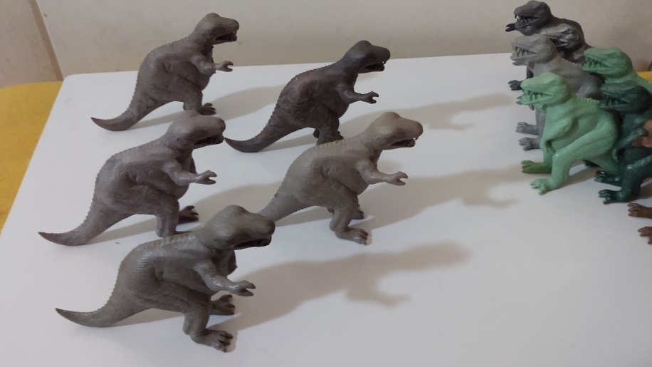 MANY LARGE MARX TYRANNOSAURUS REX