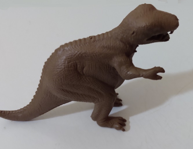 LARGE MARX CHOCOLATE MILK BROWN TYRANNOSAURUS REX