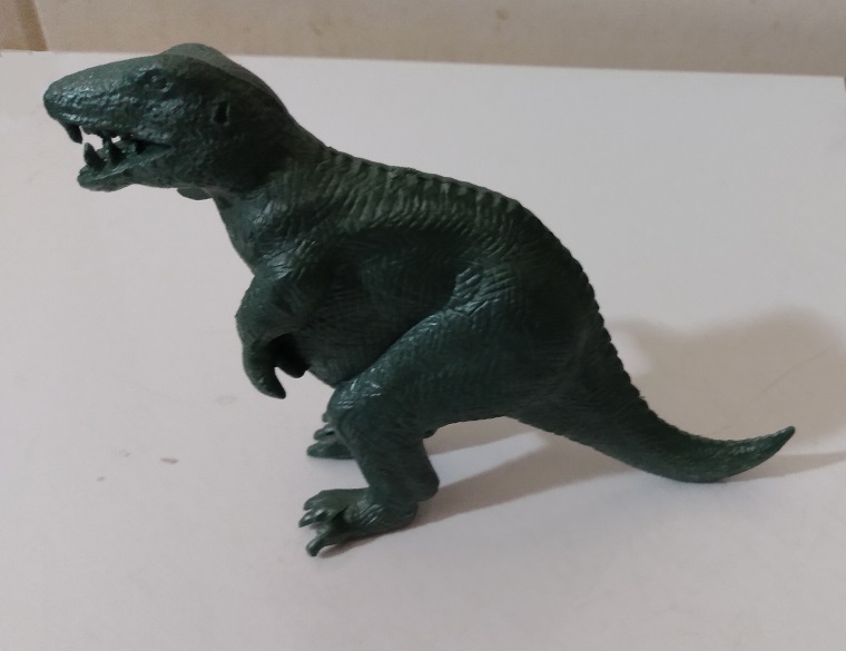 LARGE MARX METALLIC GREEN TYRANNOSAURUS REX