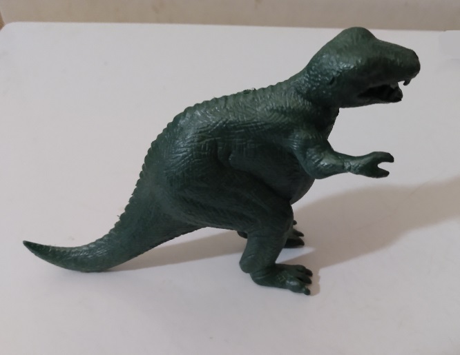 LARGE MARX METALLIC GREEN TYRANNOSAURUS REX
