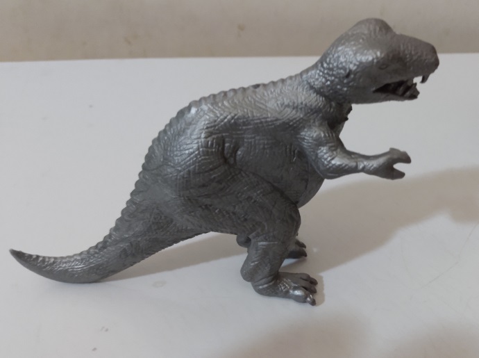 LARGE SILVER TYRANNOSAURUS REX