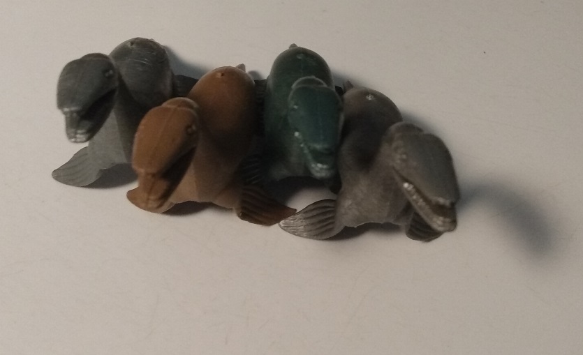 FOUR RARE MARX KRONOSAURS