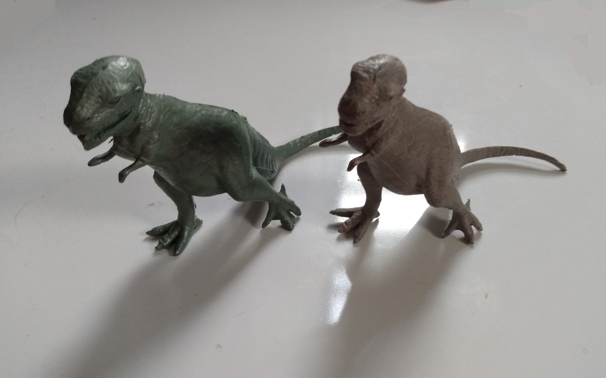 MARX REVISED MOLD TYRANNOSAURUS REX FIGURES