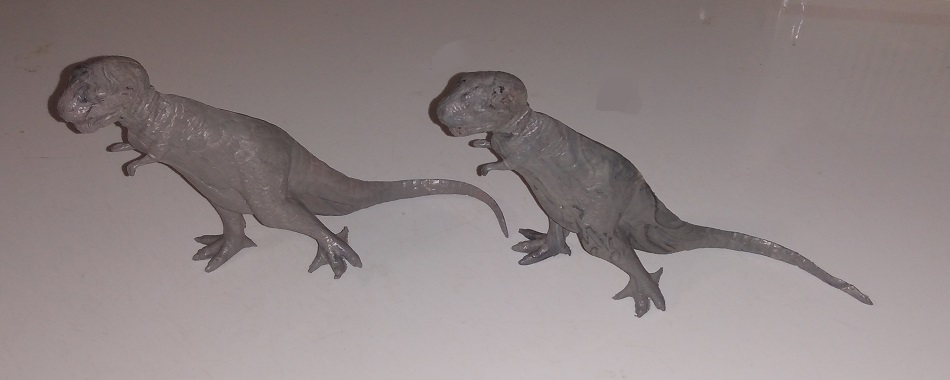 MARX REVISED MOLD TYRANNOSAURUS REX FIGURES