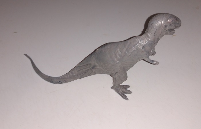 MARX REVISED MOLD MARBLED TYRANNOSAURUS REX FIGURE