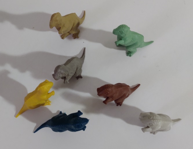 SEVEN MARX ALLOSAURS