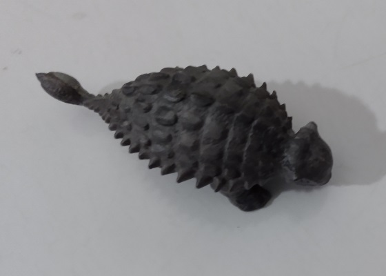 DARK GRAY ANKYLOSAURUS