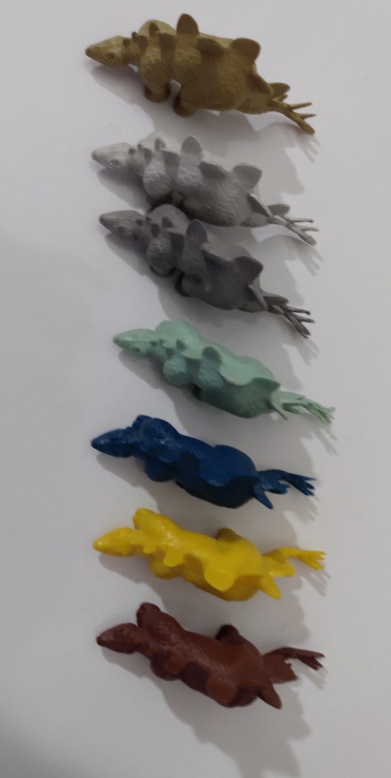 MARX STEGOSAURUS RAINBOW