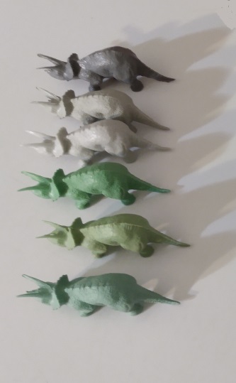 SIX MARX TRICERATOPS