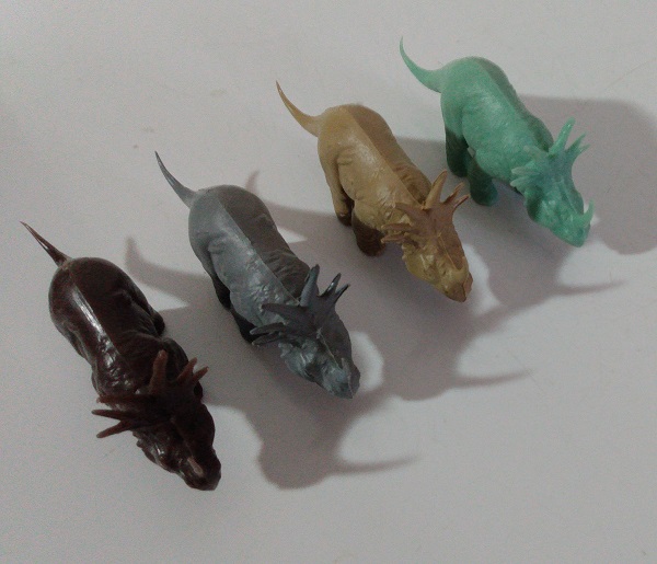 FOUR STYRACOSAURUS