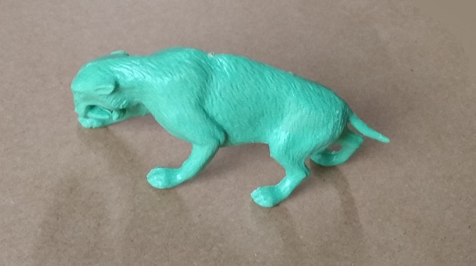 MARX STRONG GREEN SMILODON