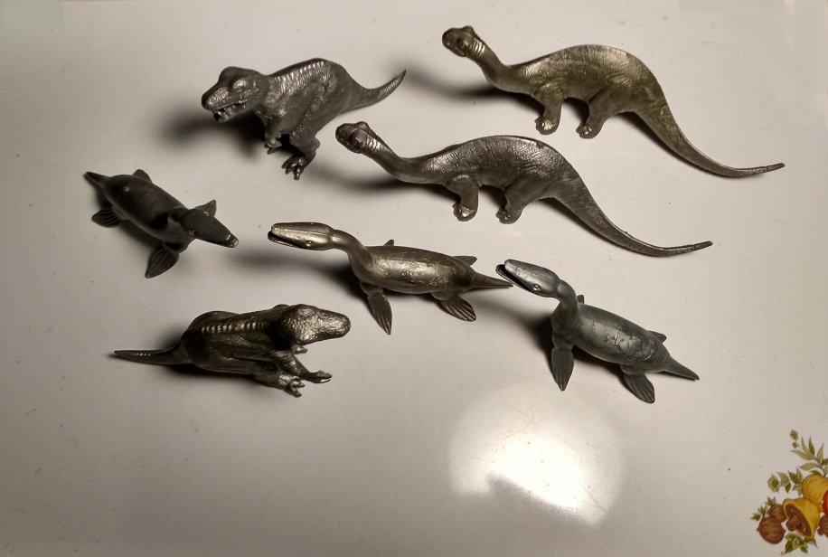 MARX SILVER DINOSAURS
