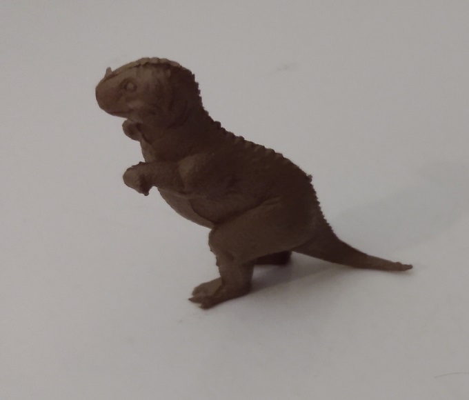 MARX CHOCOLATE MILK BROWN ALLOSAURUS