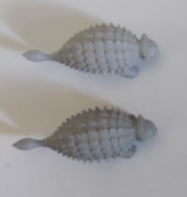 TWO MARX DUMP ANKYLOSAURUS