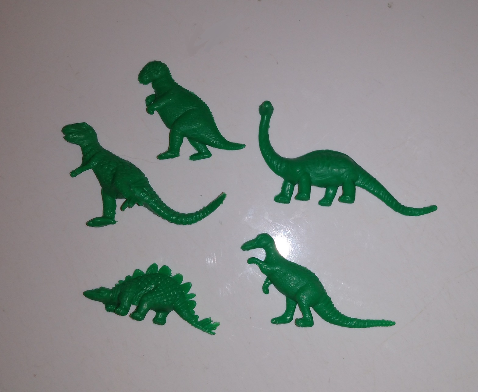 GREEN MINI MPC COPIES - ONE OF EACH FIGURE