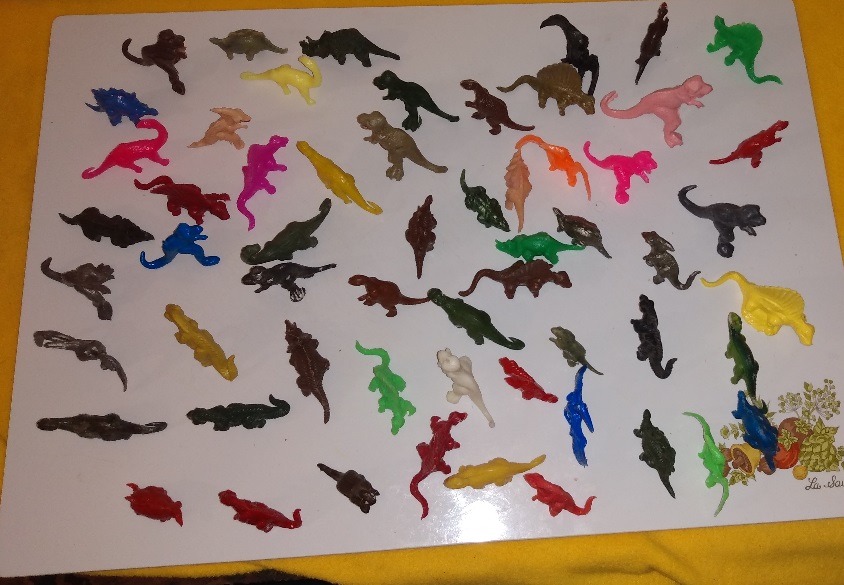 VERY LARGE GROUP OF MINI AJAX DINOSAURS