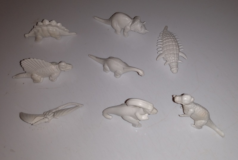 NABISCO WHITE DINOSAURS