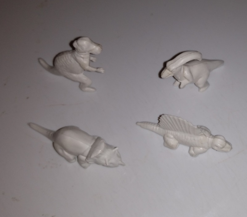 NABISCO WHITE DINOSAURS