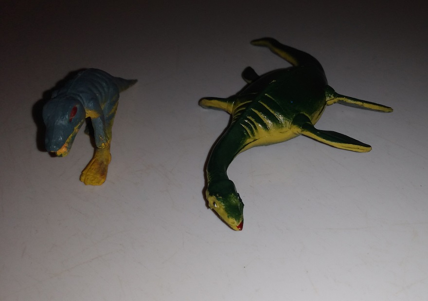 PLESIOSAURUS AND SALTOPOSUCHUS