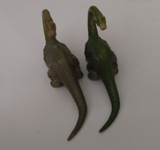 PAIR OF INPRO BRONTOSAURUS FIGURES