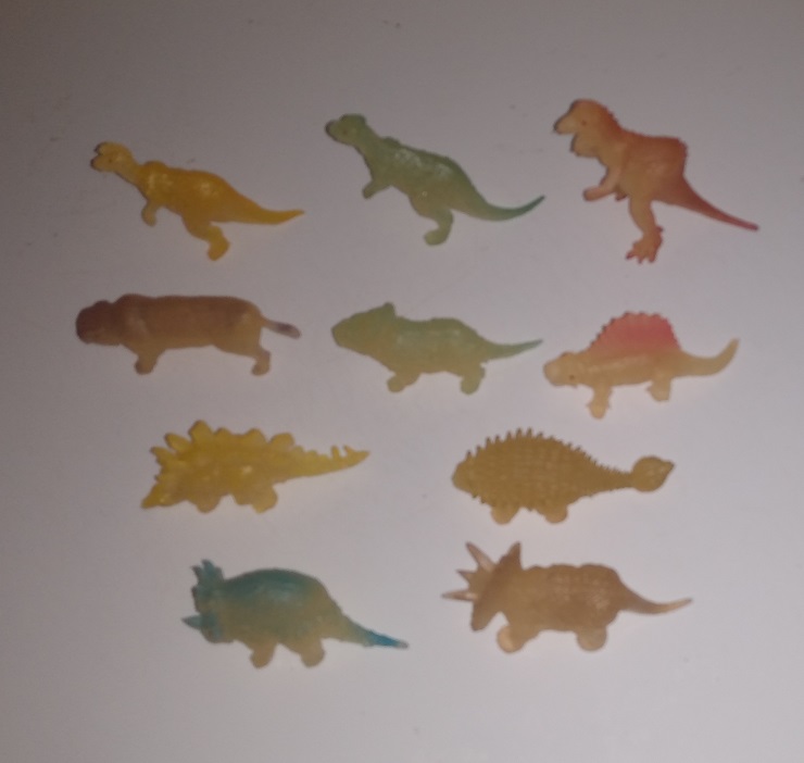 SET OF TEN RUBBERY INPRO CLONES